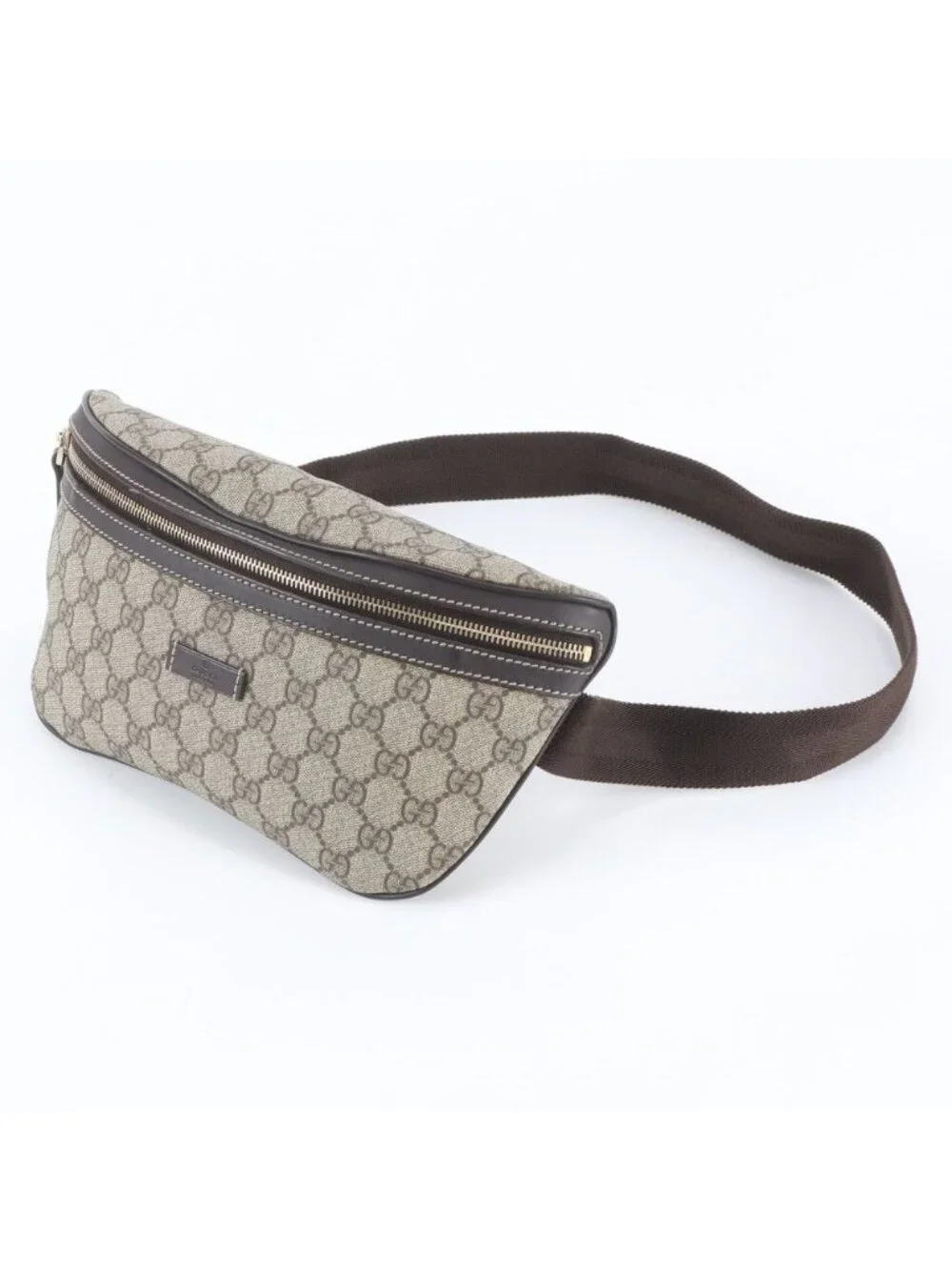 Gucci GG Supreme Leather Belt Bag Body Waist Pouch